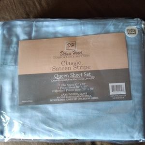 Sheet set blue queen